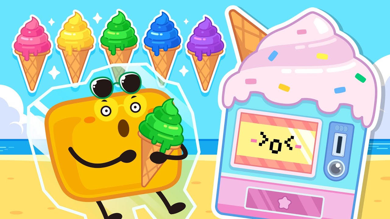 마시메롱과 무지개 아이스크림 자판기🌈🍦 | 어떤 아이스크림이 나올까? | 알록달록 달콤한 아이스크림 | 색깔동요 | 마시메롱 친구들 | 주니토니 | JunyTony