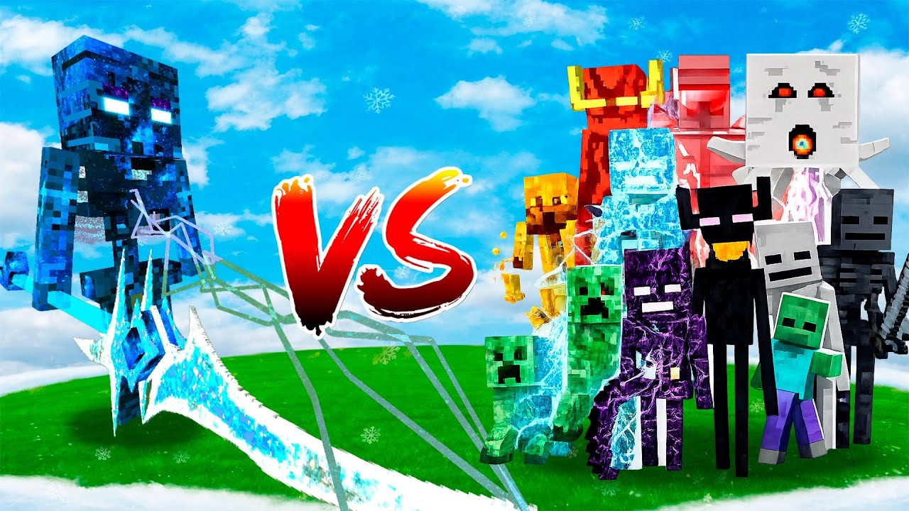 STARLIGHT DEATH vs ALL TITAN BOSSES | Minecraft Mob Battle