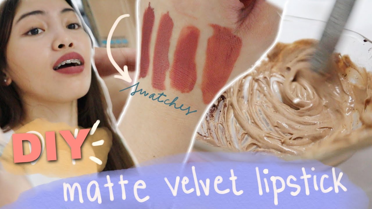 DIY MATTE VELVET LIPSTICK! SOO EASYYY