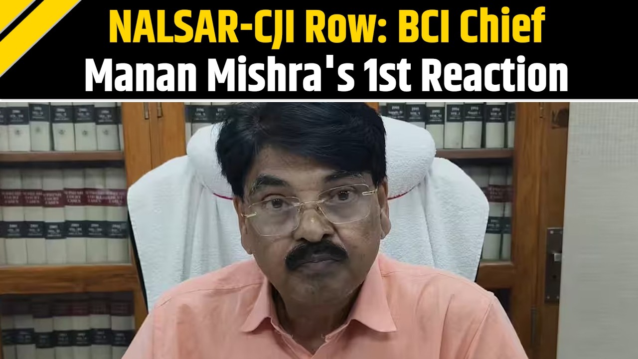 NALSAR CJI Row: BCI Chairman Manan Mishra Breaks Silence On CJP Criticism Over NALSAR Row