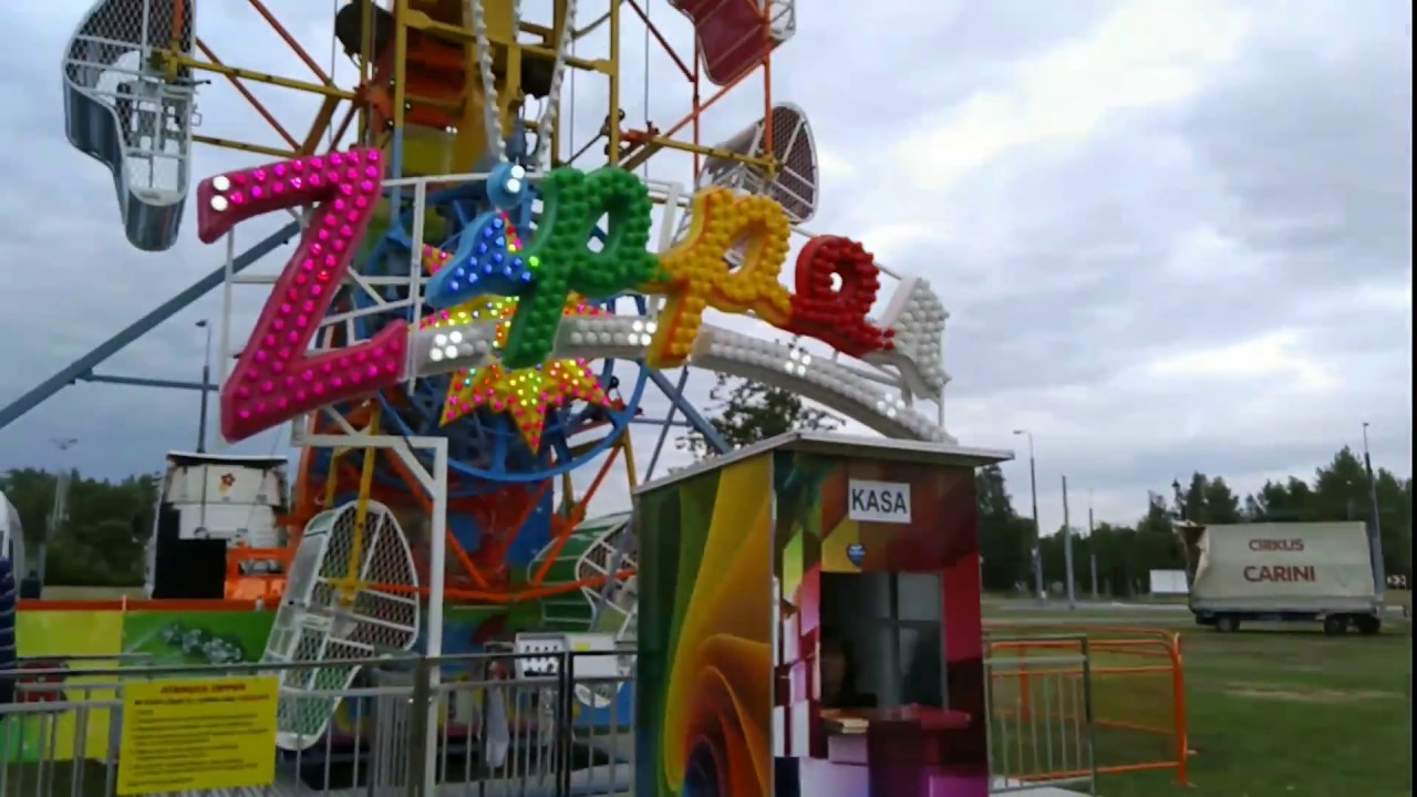 Karolínská pouť 2018 - Zipper za-jízdy