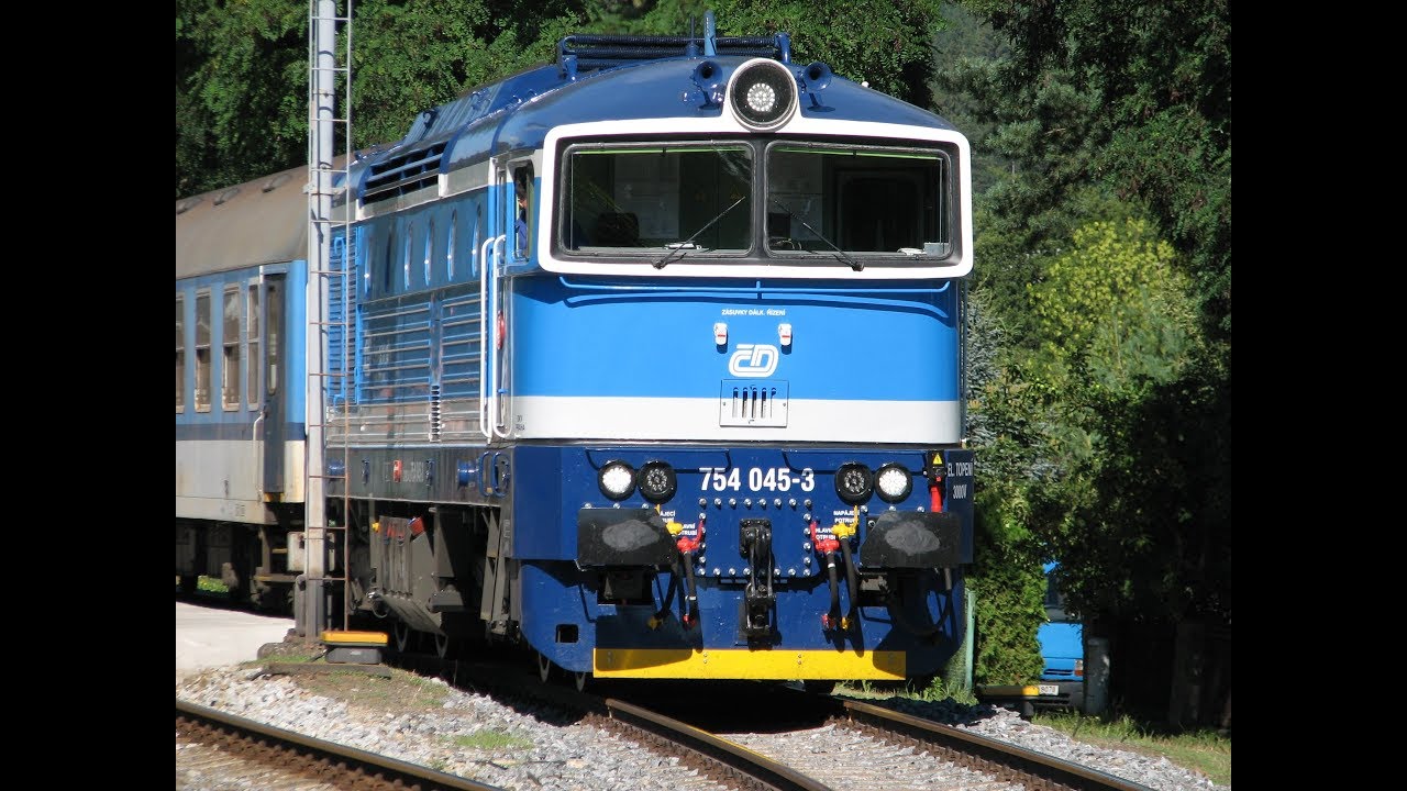 Vlaky - Čerčany a Hvězdonice - 30.6.-3.7.2018