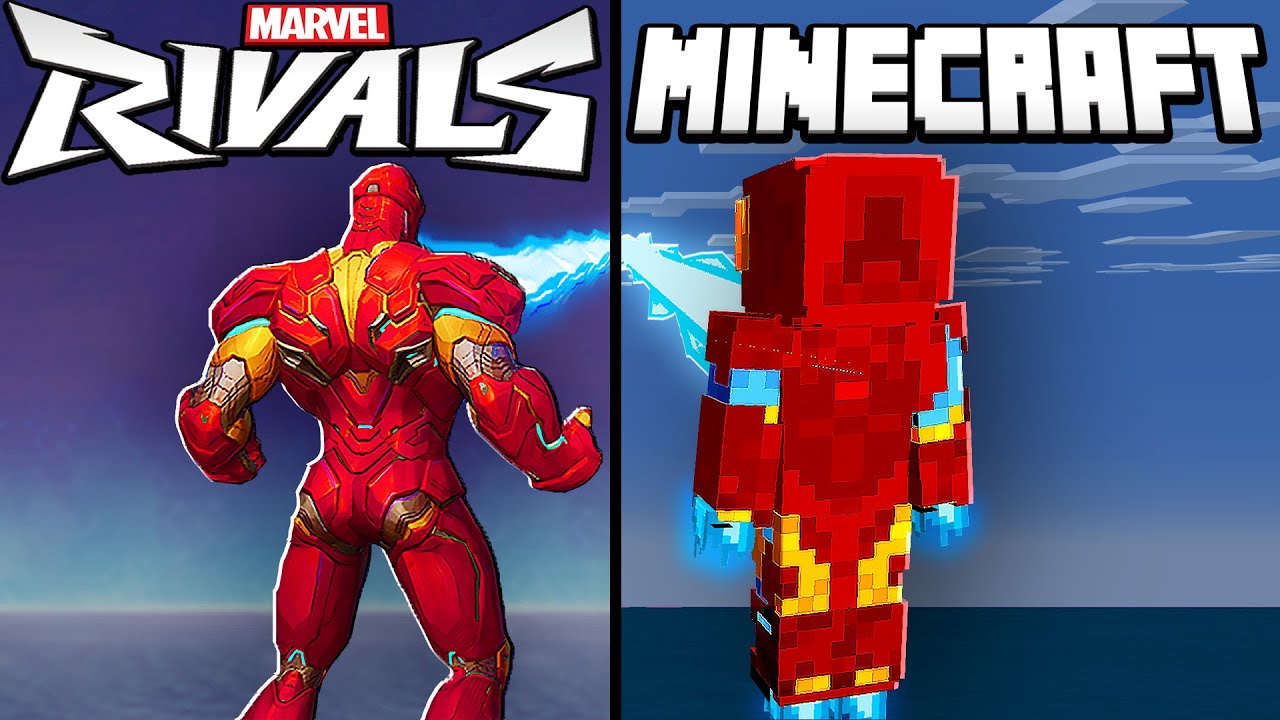 Remaking MARVEL RIVALS inside Minecraft!