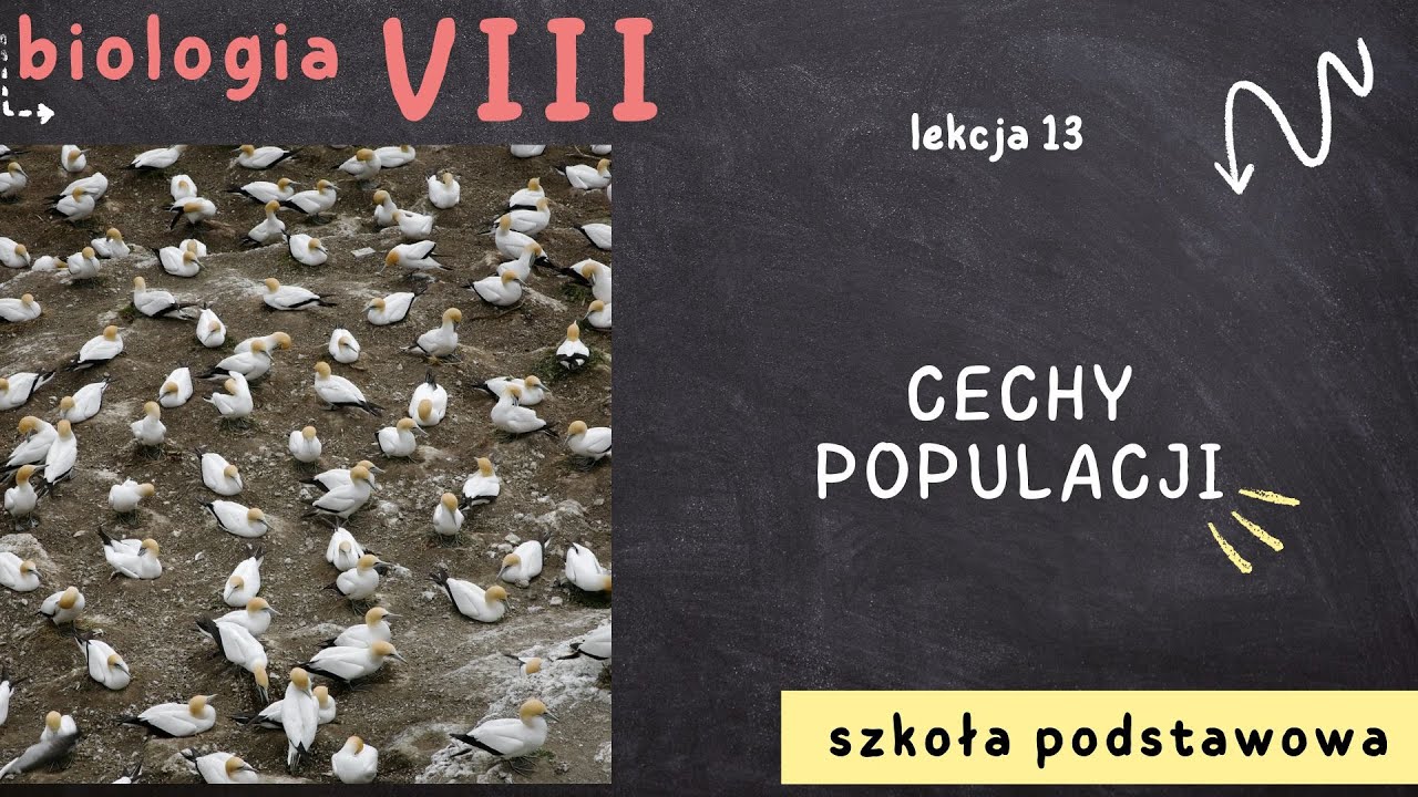 Biologia 8 [Lekcja 13 - Cechy populacji]