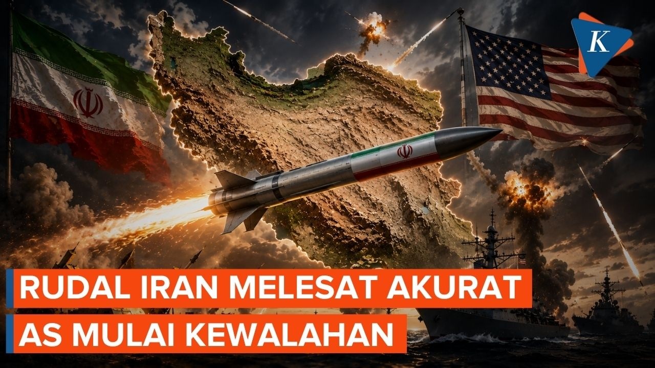 Taktik Perang Iran: 3 Jenis Rudal Terbang dari Segala Arah, Pertahanan Amerika Mulai Diuji