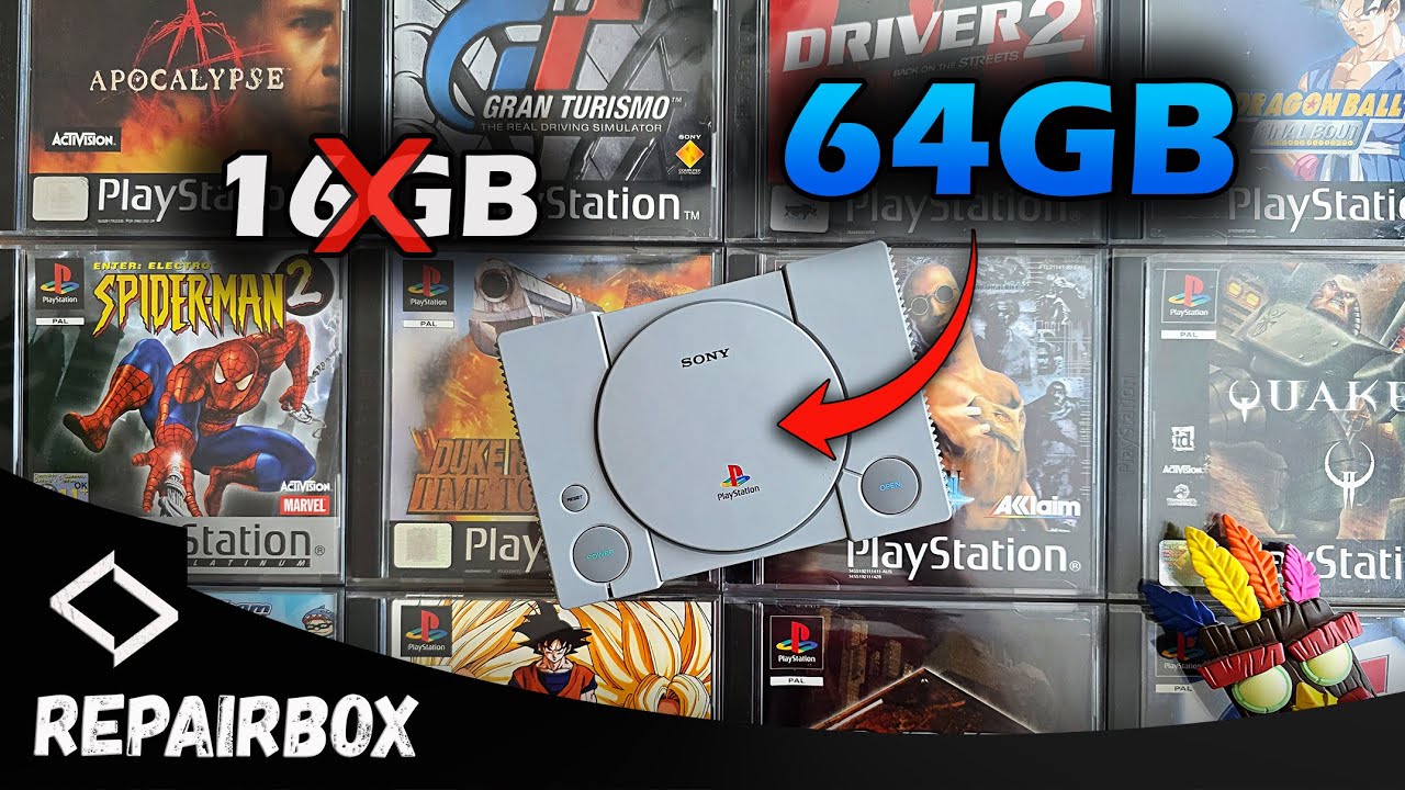 PlayStation Classic Mini - wymiana pamięci wewnętrznej