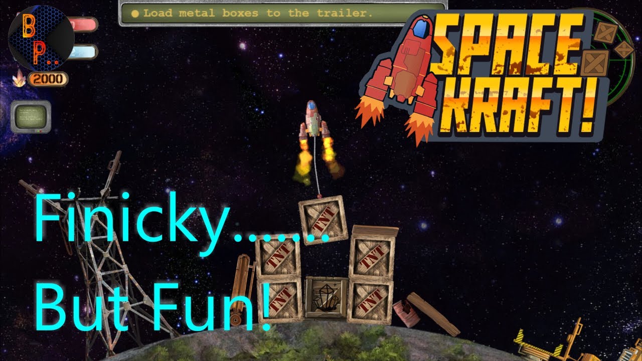 SpaceKraft | First Look New 'lunar lander esq' style game. Controller Setup  #spacegame #spacekraft