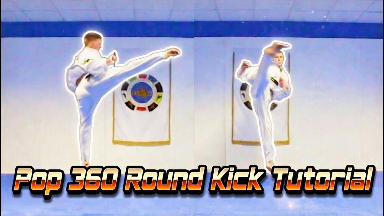 Taekwondo Pop 360 Round Kick Tutorial | GNT How to