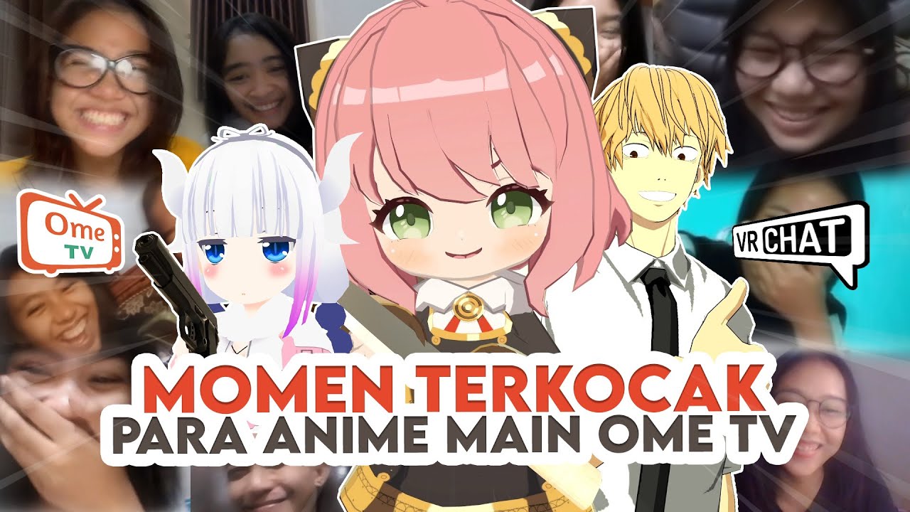 MOMEN TERKOCAK PARA ANIME BERMAIN OMETV