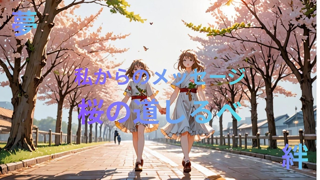 AIロサリオの音楽桜の道しる 定期配信7#アンビエント＃咲きほこれ愛しべ#オリジナル #Jポップ #AI音楽 #AIボーカル #SUNOU #BGM