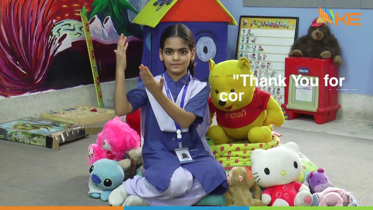 K-Electric: Team visits Deaf Reach School to celebrate Independence Day.