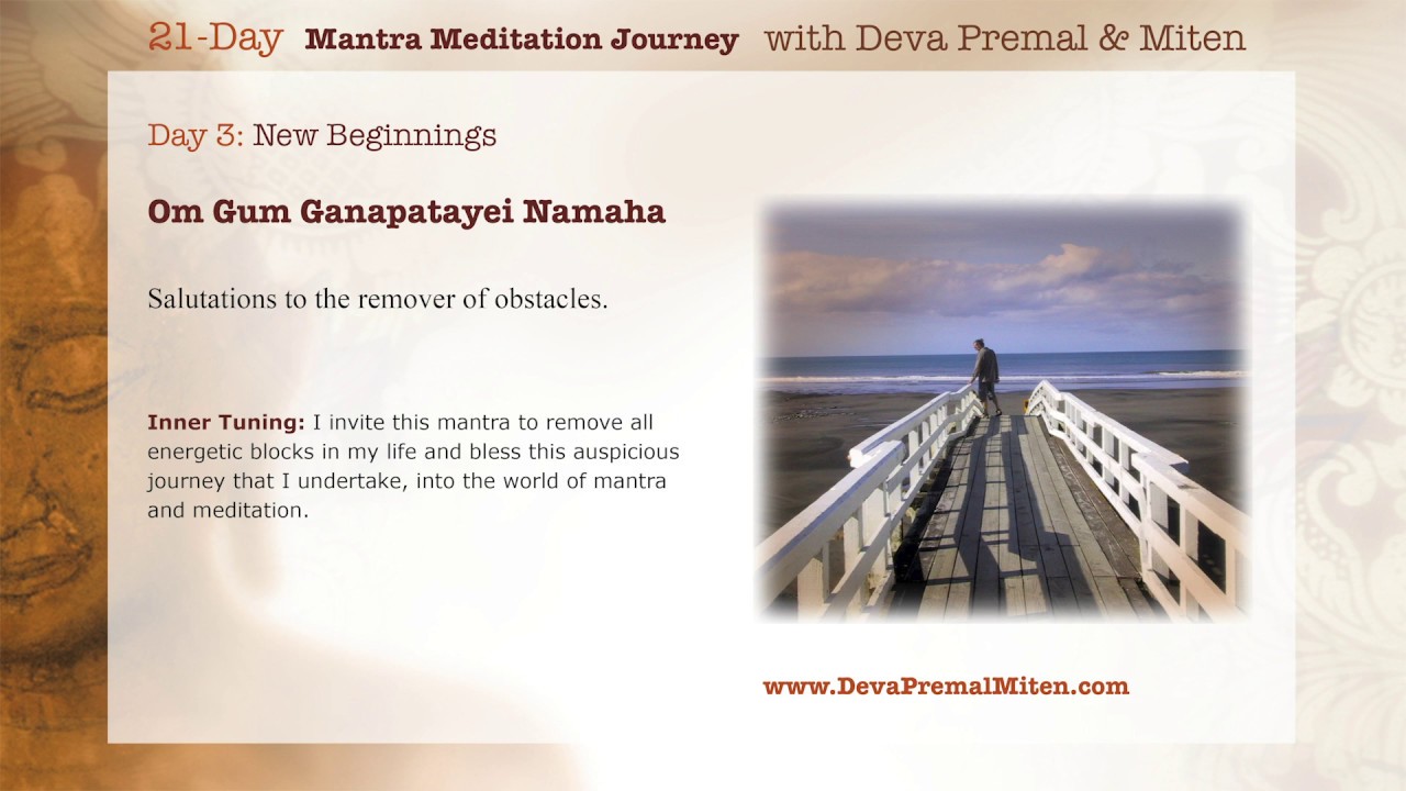 Deva Premal & Miten: 21-Day Mantra Meditation Journey - Day 3