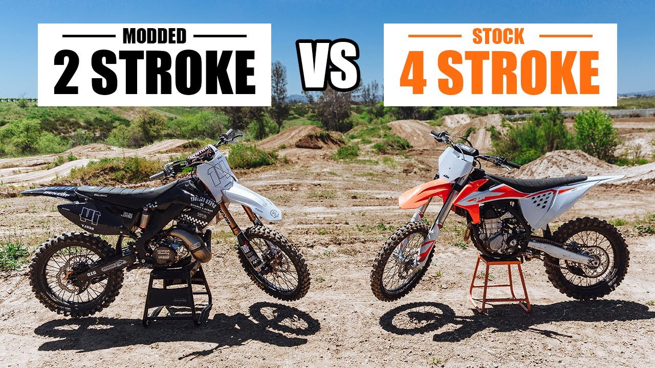 2 Stroke VS 4 Stroke: SX Lap Time Challenge!