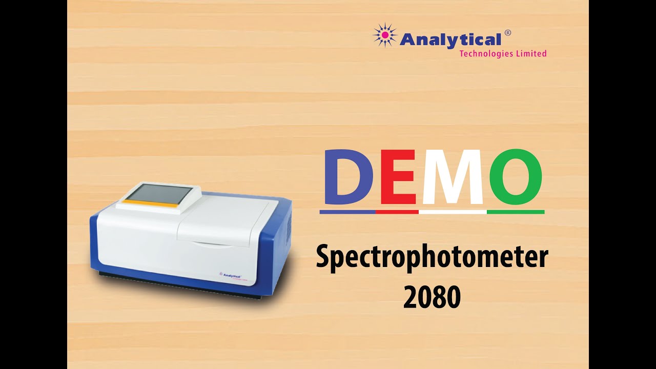 Demo uv spectrophotometer TS2080 installation ANALYTICAL TECHNOLOGIES LIMITED