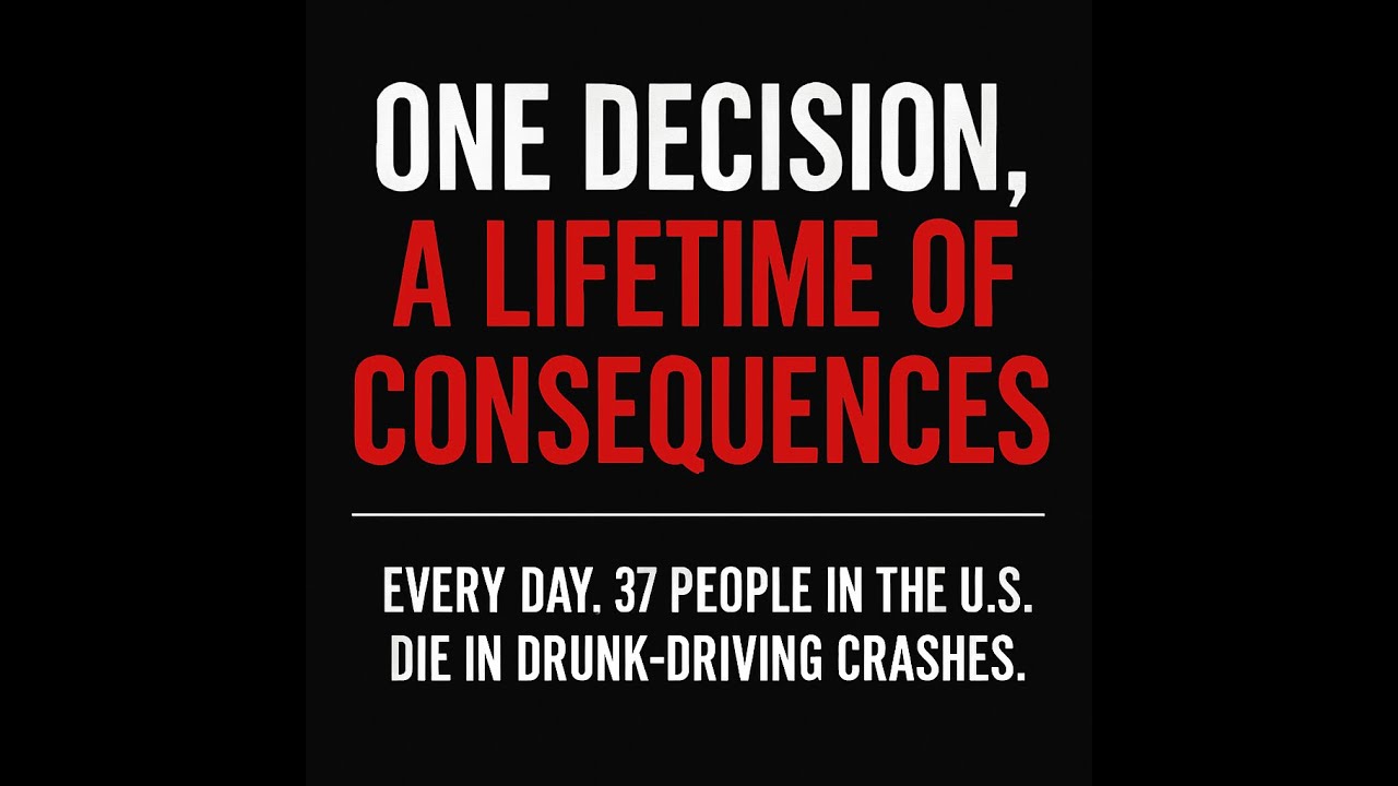 ✅DUI Prevention Facts | One Decision Can Change Everything  