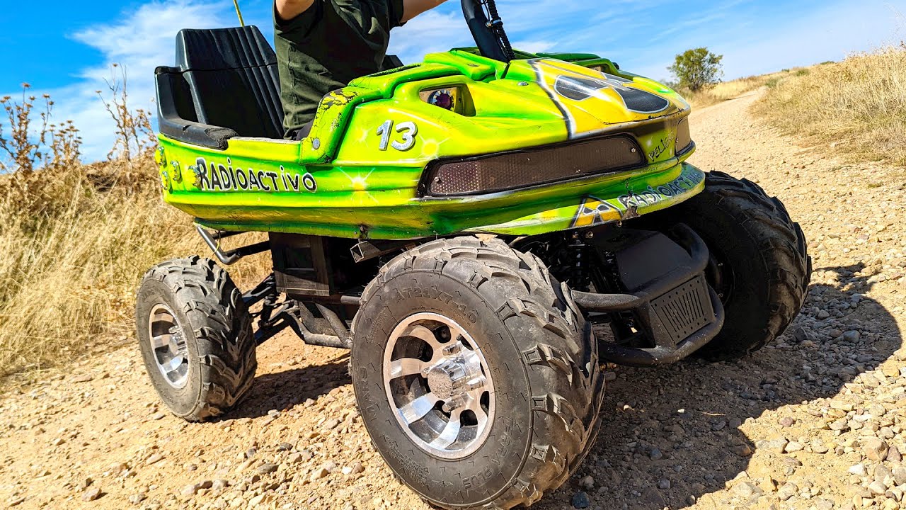 COCHE DE CHOQUE 4x4 CASERO  | Como Hacer Un Mini Todoterreno (Con 4 Motores)