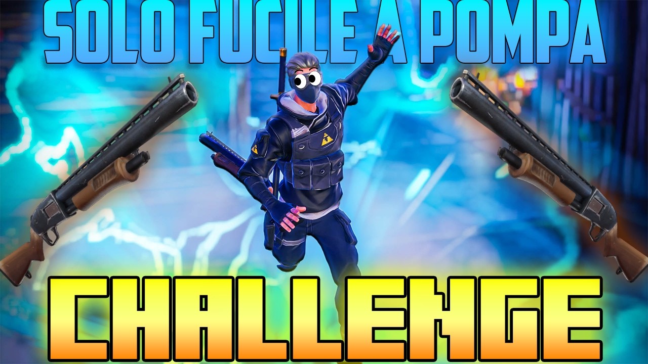 FORTNITE MA POSSO UTILIZZARE SOLO FUCILI A POMPA | 🌟Challenge🌟|  ITA