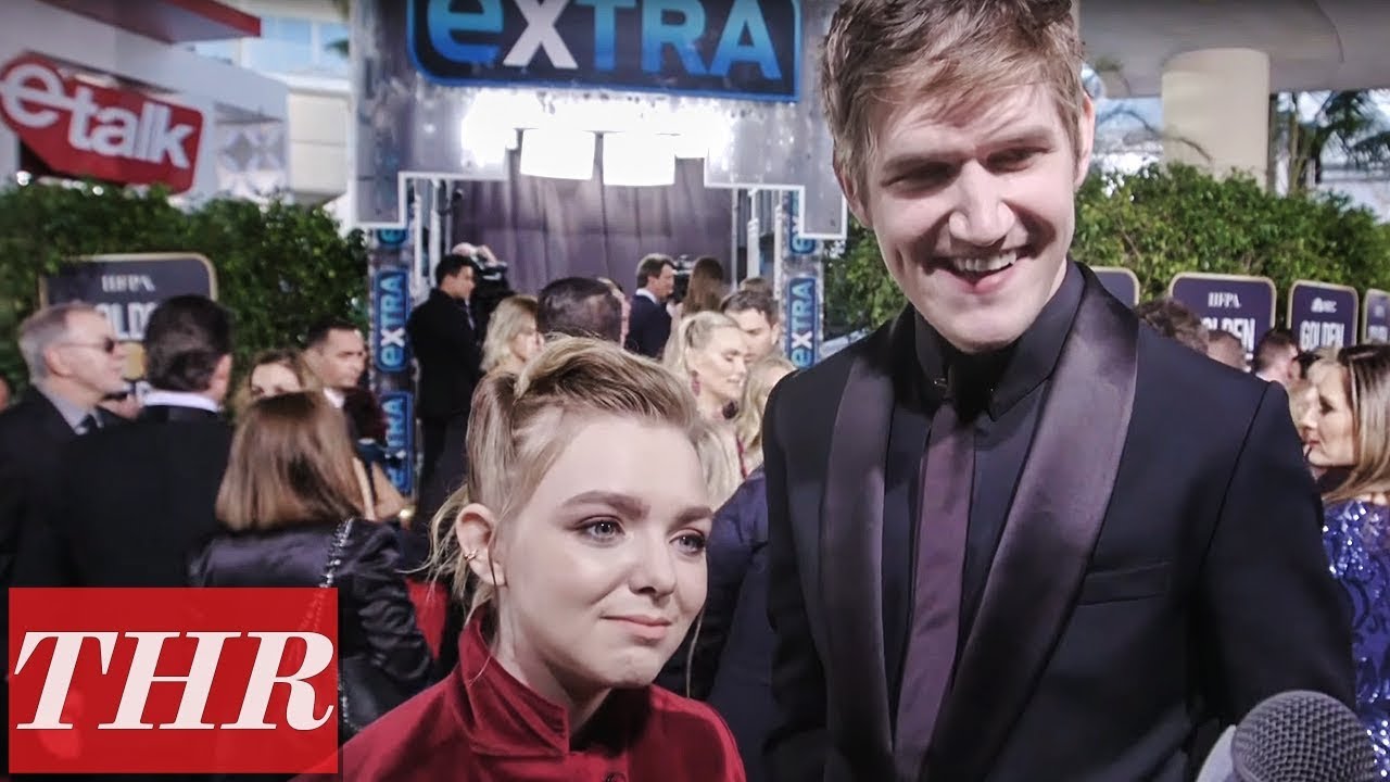 'Eighth Grade's' Bo Burnham & Elsie Fisher Want to Meet Lady Gaga & Bradley Cooper | Golden Globes