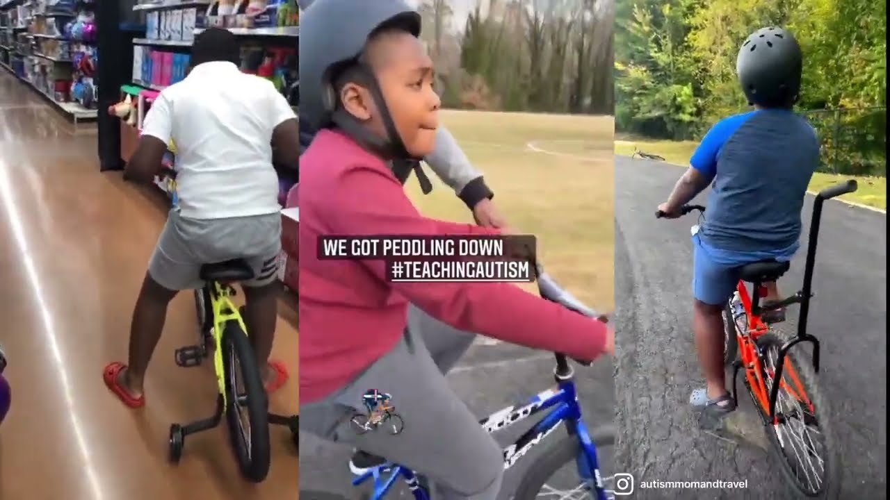 Teaching Kids with Autism How to Ride a Bicycle.