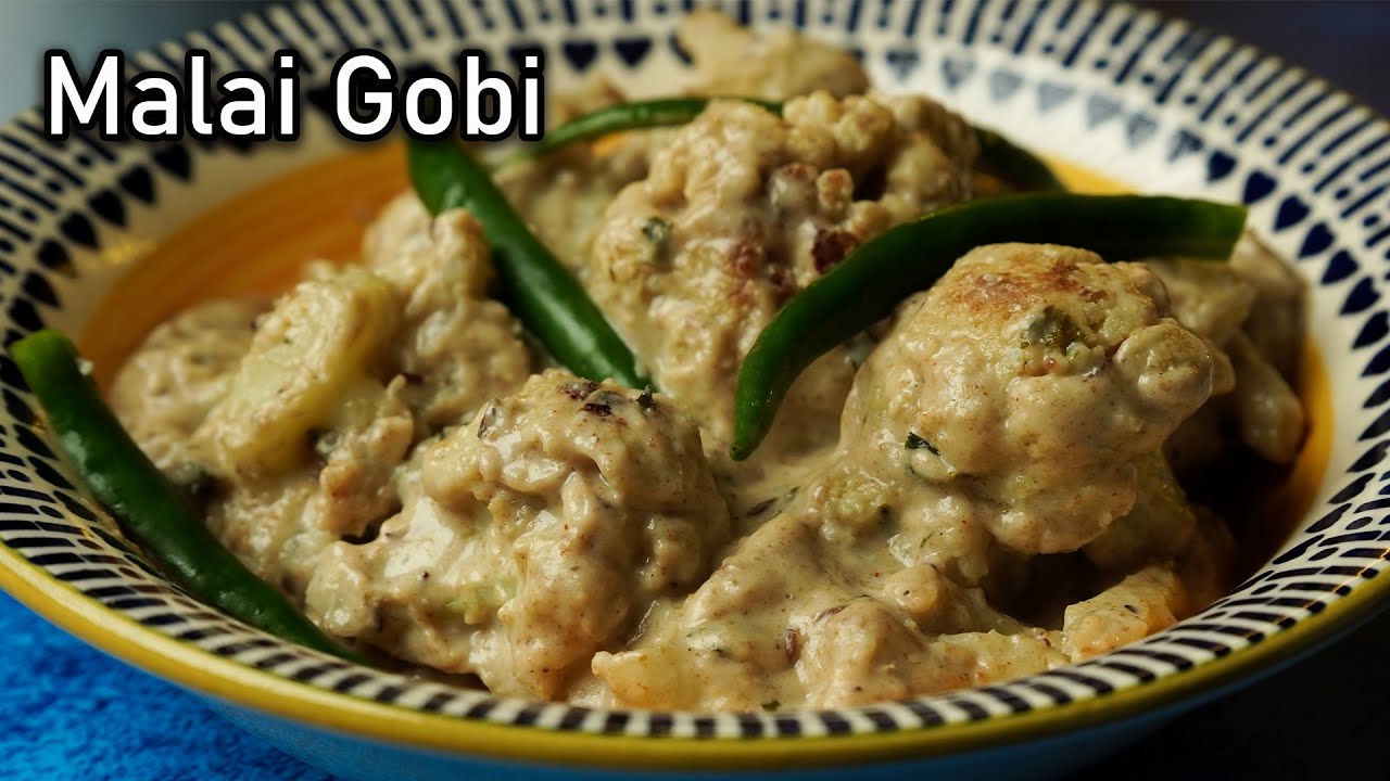 Malai Gobi Recipe | Easy and Simple Gobi Recipe | Masala Shots