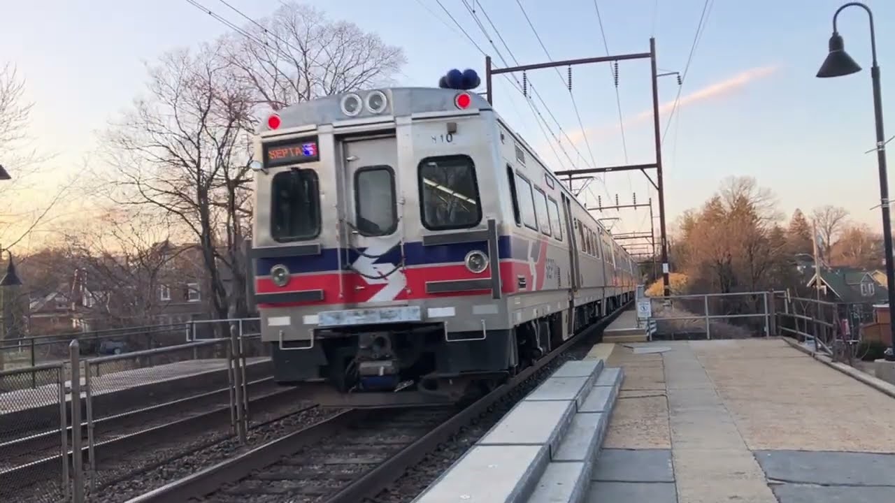 Septa Trains at Roslyn & Elkins Park Stations - March 2026