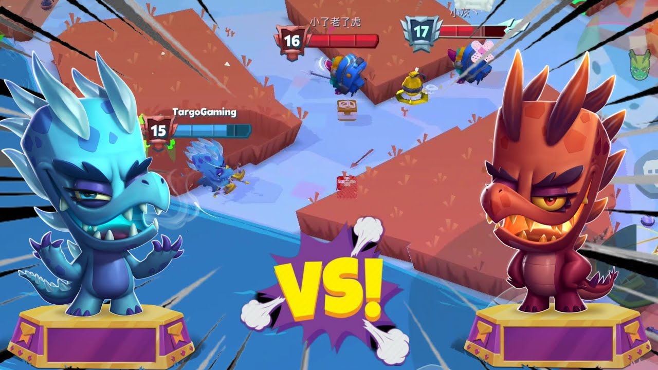 Ice Dragon Donna vs Fire Dragon Donna | Zooba