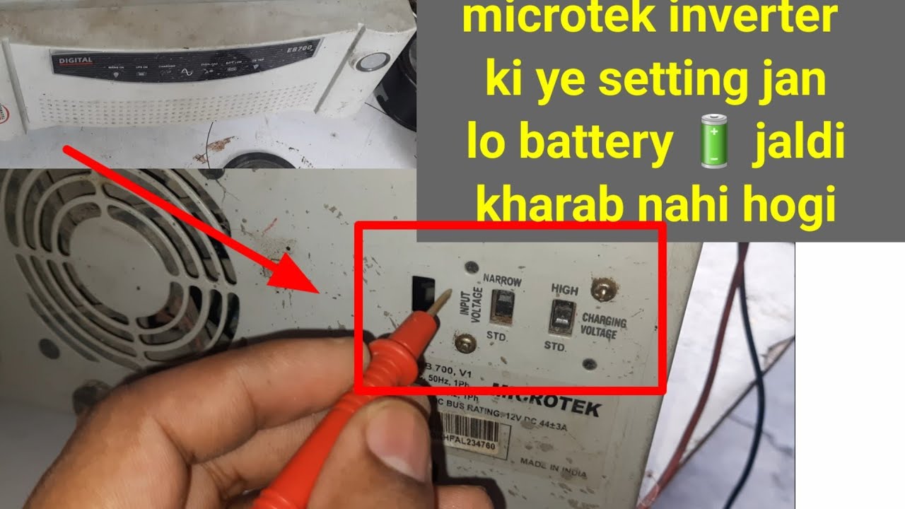 microtek inverter voltage charging volt setting Naya bhi sikh jayega