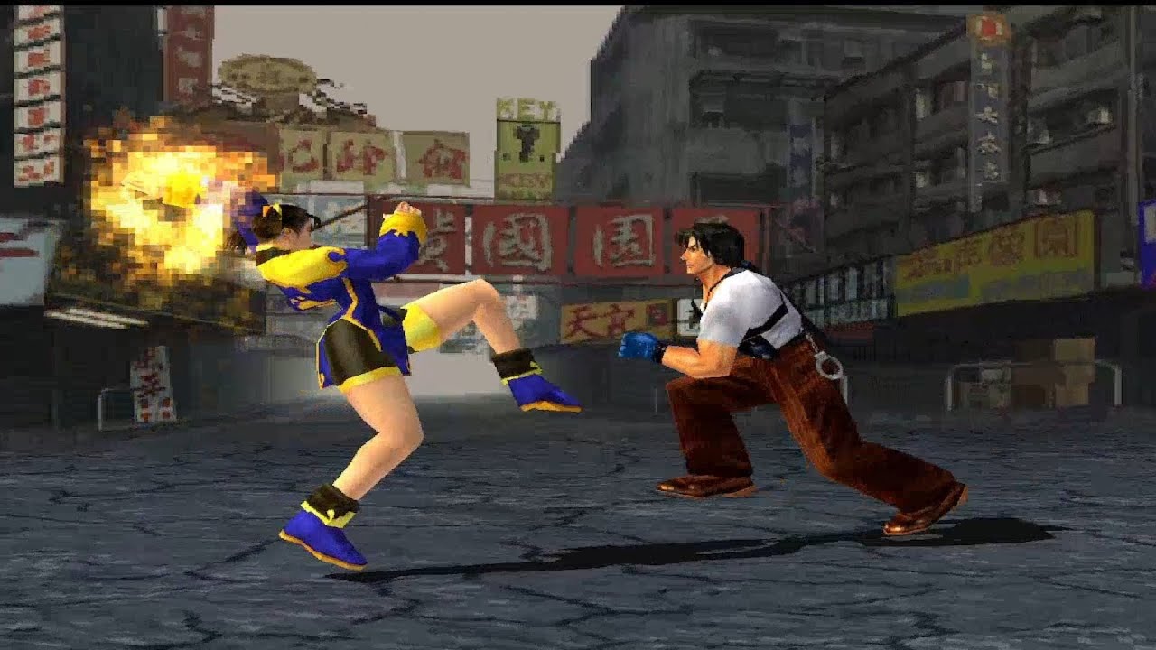Tekken 3 Xiaoyu with Heihachi Moves Arcade
