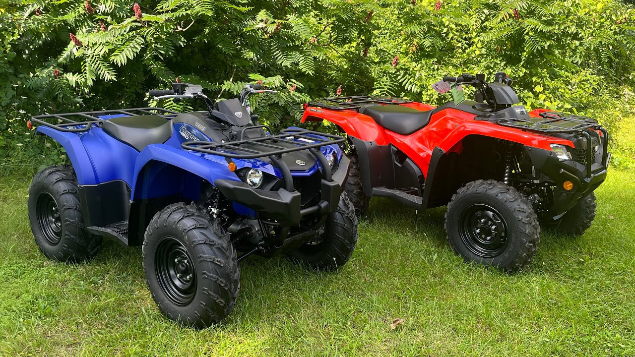 2024 Honda Rancher VS. Yamaha Kodiak 450 Shootout! What's The Better Buy?