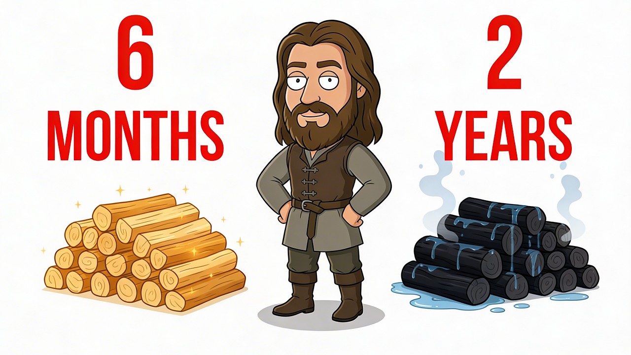 Why Medieval Firewood Dried in 6 Months While Yours Takes 2 Years