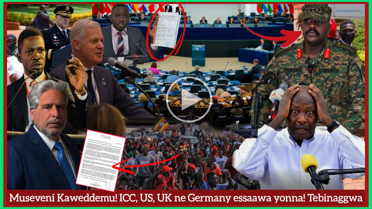 Agatalinda! Jiwunye! Muhoozi ne Museveni balabuddwa ku Bobi Wine! ICC US UK ne Germany essaawa yonna