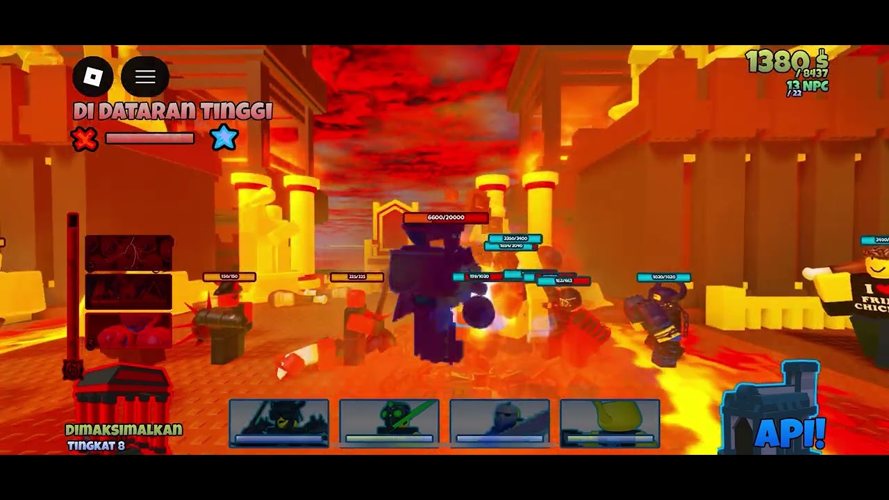 Mengalahkan boss turking #The Battle Bricks