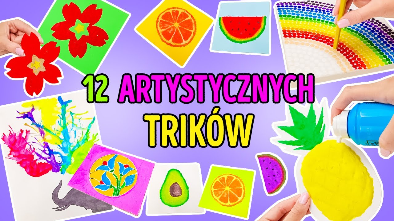 12 NIESAMOWITYCH sztuczek rysunkowych 🎨