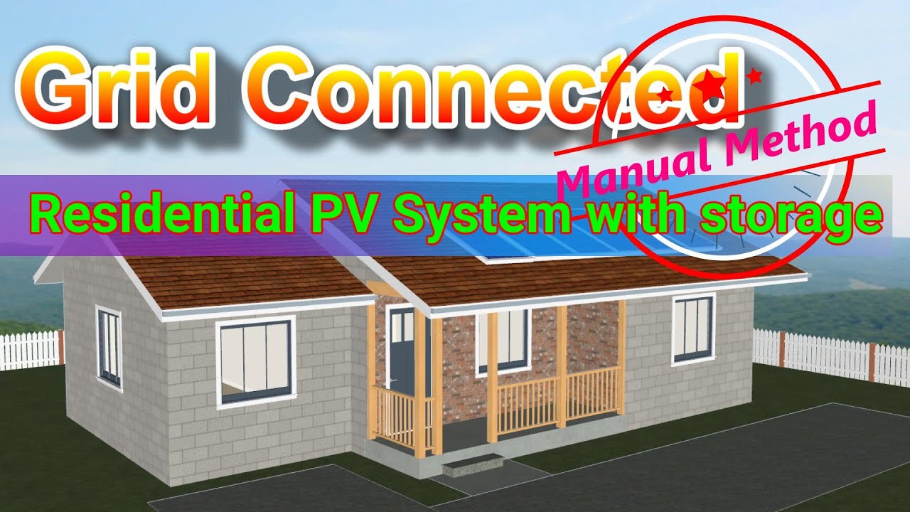 Grid-Connected Residential PV System (Manual calculations)
