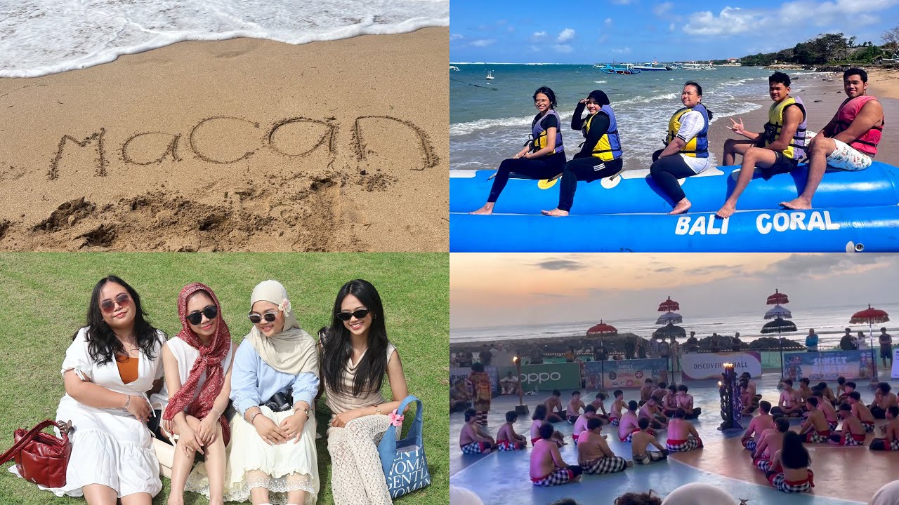 BALI VLOG PART 2 | water sport, kecak dance, cycling 🏄🏻‍♀️👹🚴🏻‍♀️