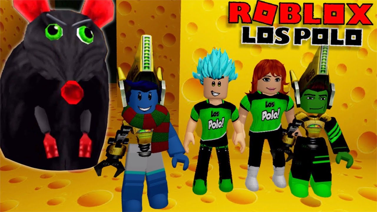 Escapamos del laberinto de la RATA maldita!! Los Polo en Roblox Cheese Escape