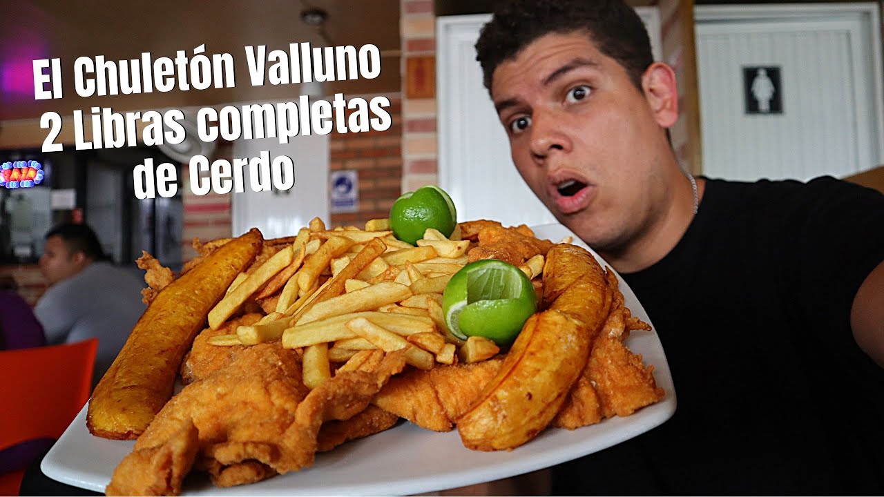 La mejor CHULETA VALLUNA de CALI 🥩 Comida Colombiana