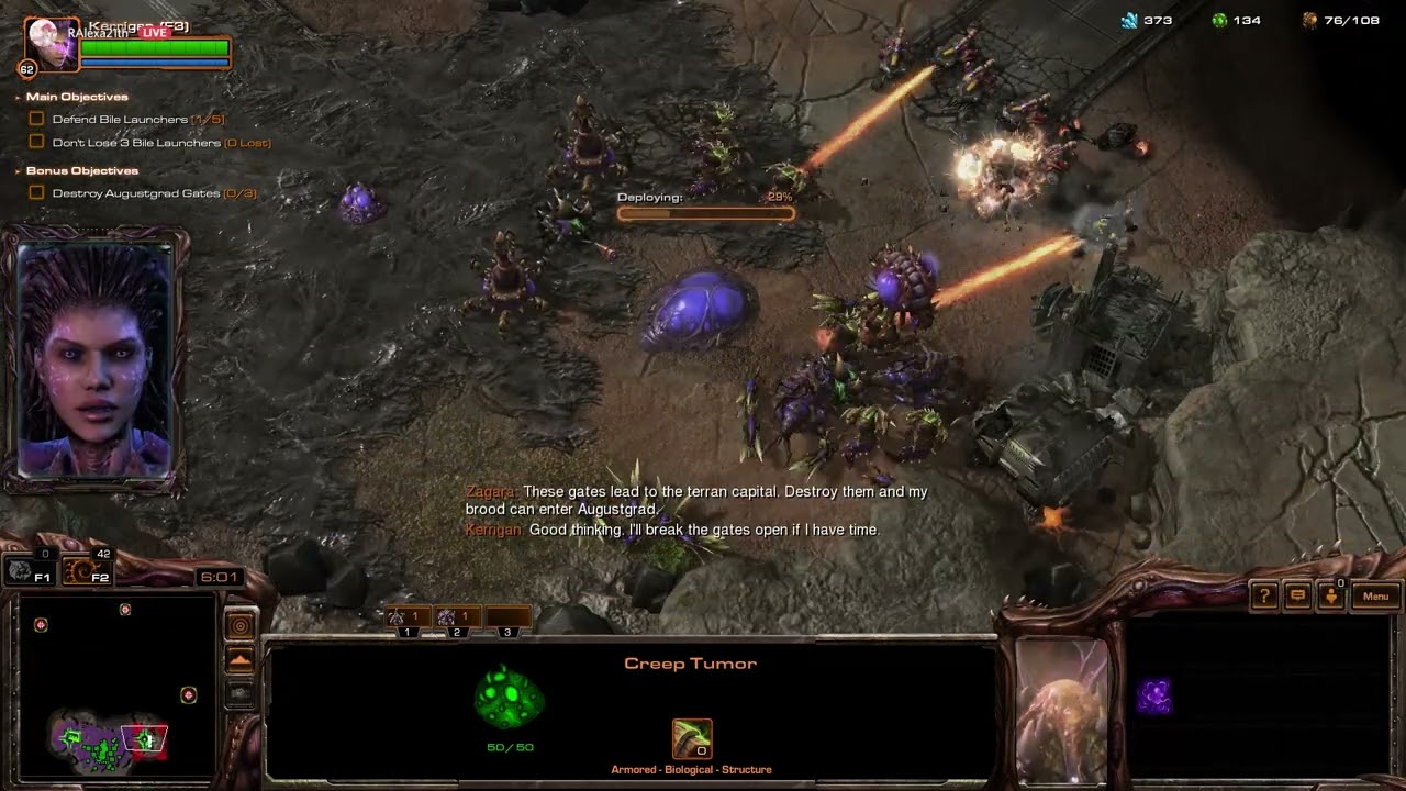 StarCraft II: Heart of the Swarm - Korhal missions