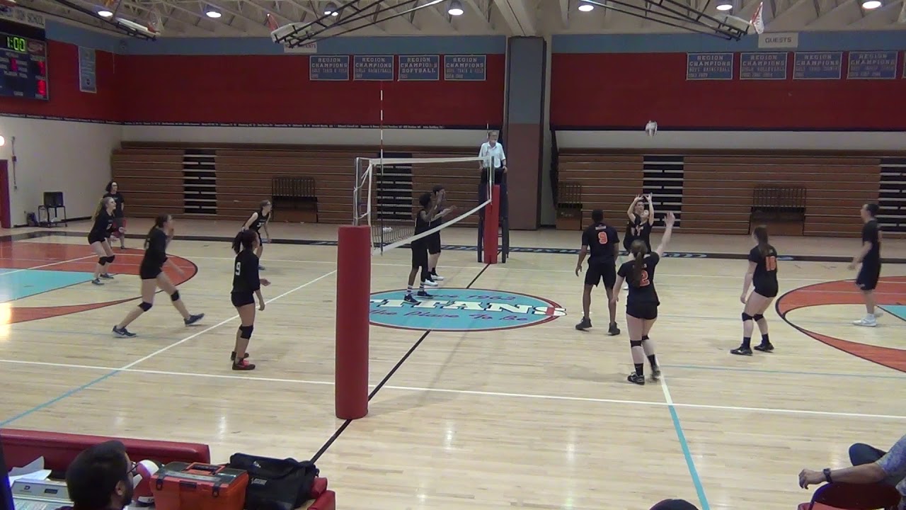 Rockville Rams vs. Einstein Titans Co-Ed Volleyball--April 4, 2019