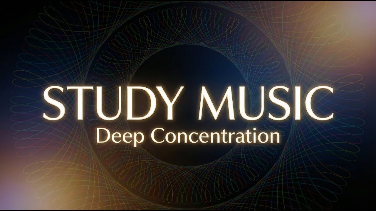 Study Music 🎧 Deep Concentration for Focus & Productivity | Calm Focus Ambient | Spirograph #8