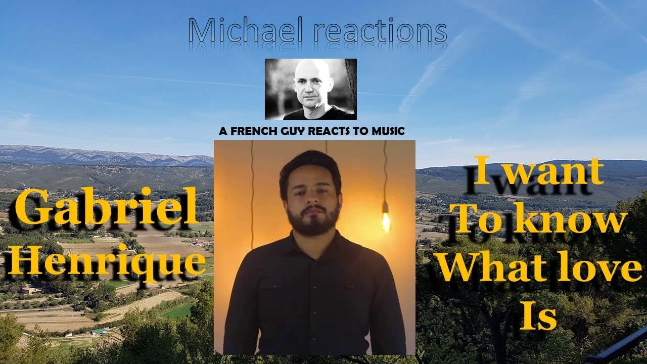 First time Reaction Gabriel Henrique I want To know What Love is (Mariah Carey cover ! Fantastic !