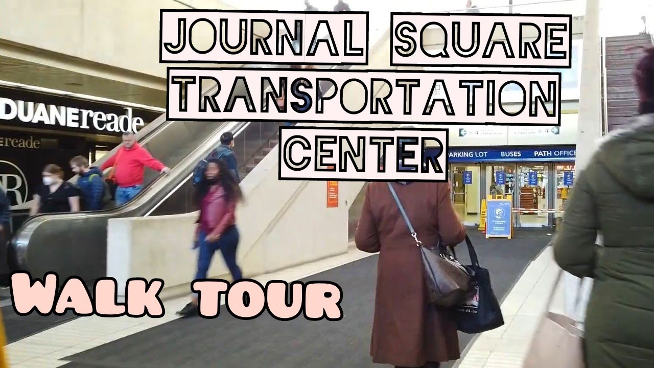 Journal Square Transportation Center | Walk tour inside and outside | Jersey City, New Jersey, USA