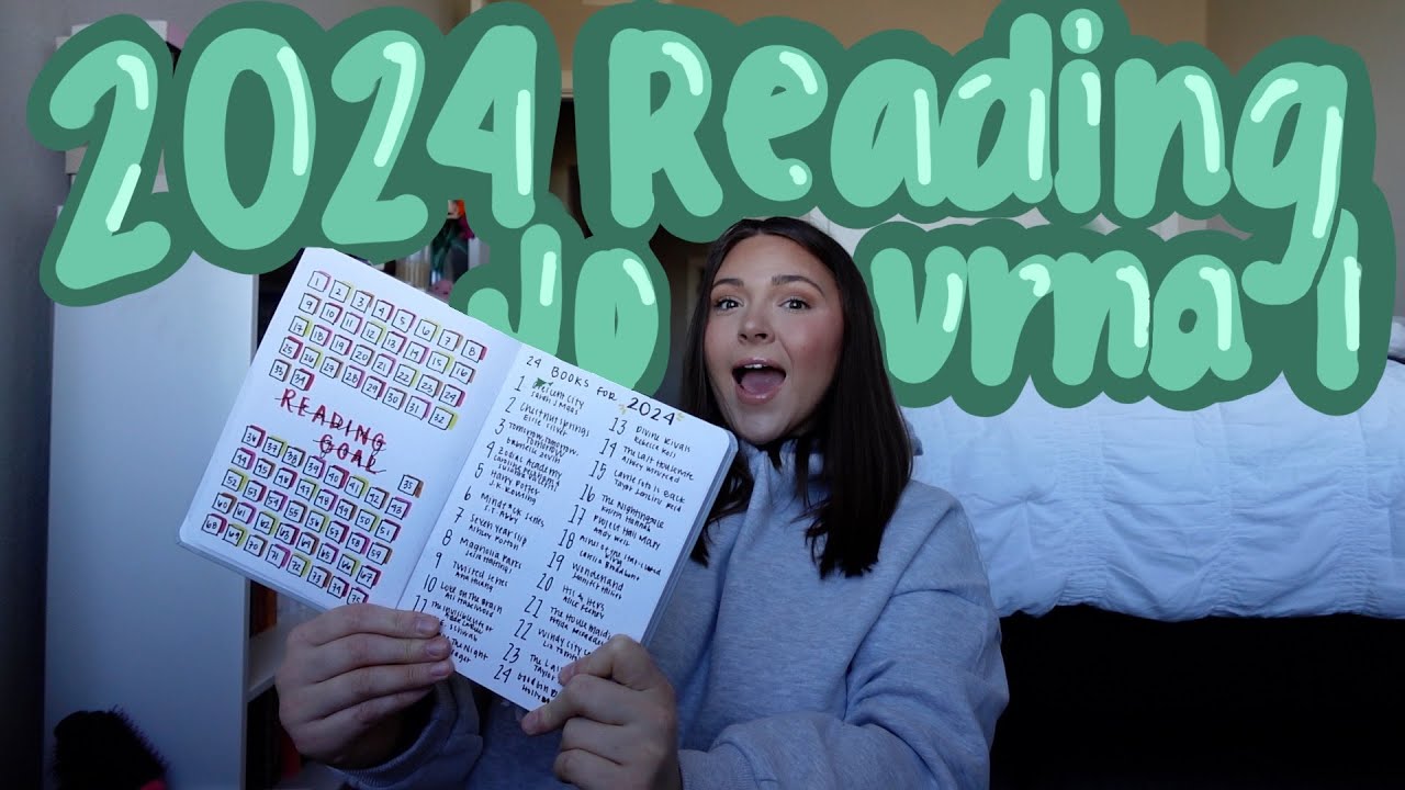 2024 reading journal set up + flip through!
