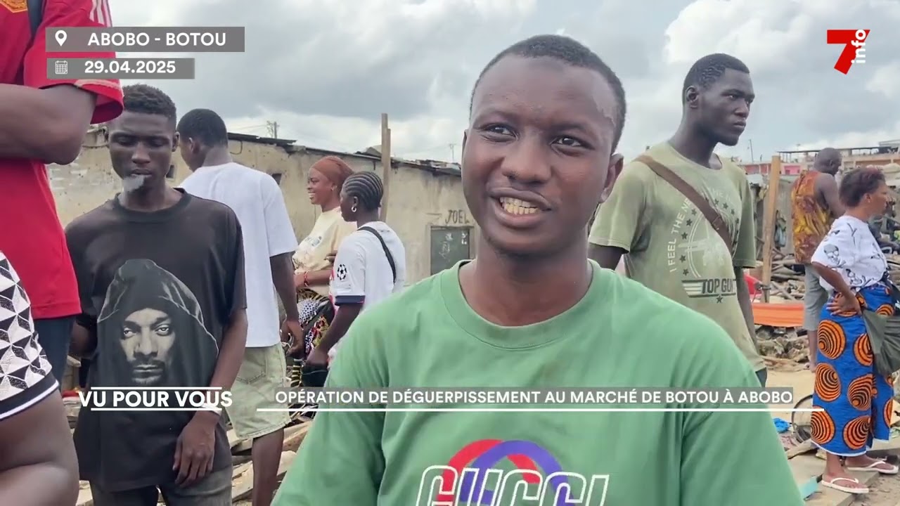 VPV | Opération de déguerpissement au marché Bouto à Abobo
