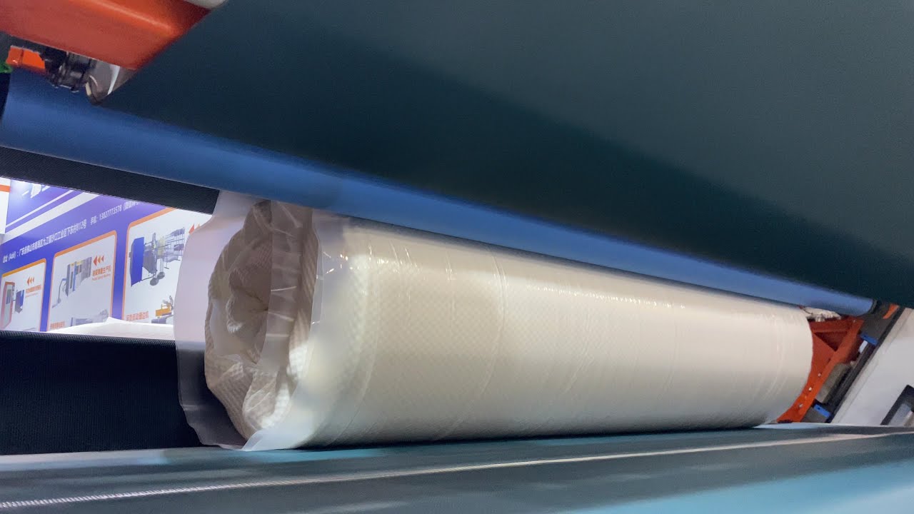 Automatic Mattress Packing Machine with rolling pressing film packing box stealing Production Line
