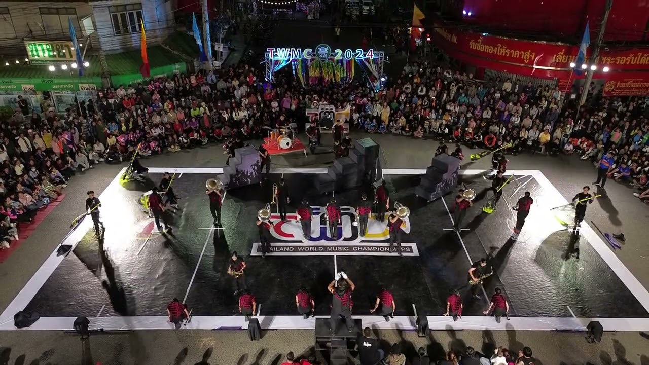 วงโยธวาทิตโรงเรียนขุขันธ์(4K) มาร์ชชิ่งสตรีทพาเหรด Thailand World Music Championships  2024