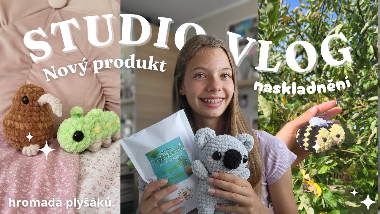STUDIO VLOG :) | příprava na naskladnění, háčkování, tvoření a mnohem více!