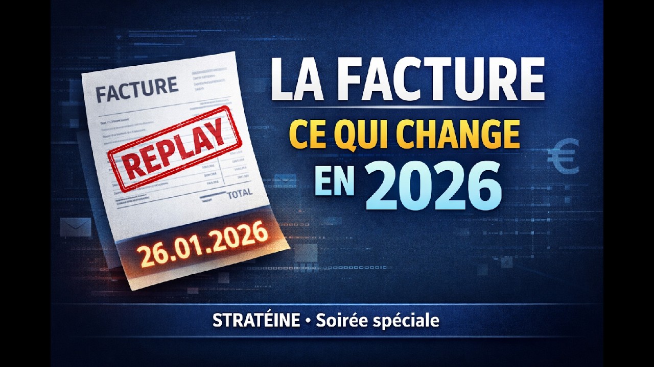 Replay – Soirée du 26 janvier 2026 | La Facture : enjeux, obligations et bonnes pratiques