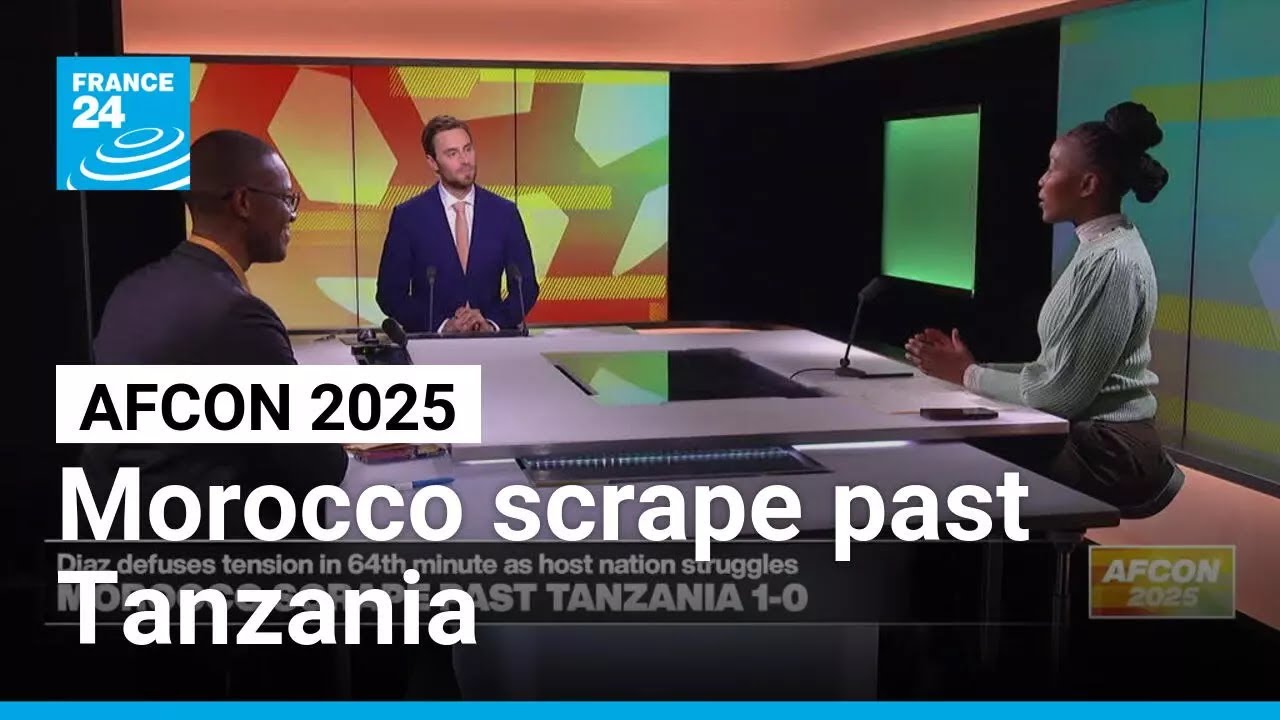 AFCON 2025: Morocco scrape past Tanzania • FRANCE 24 English