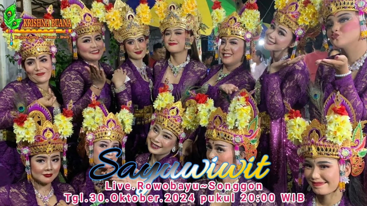 Seni Janger/Damarwulan "KRISHNA BUANA" Live.Rowobayu-Songgon.